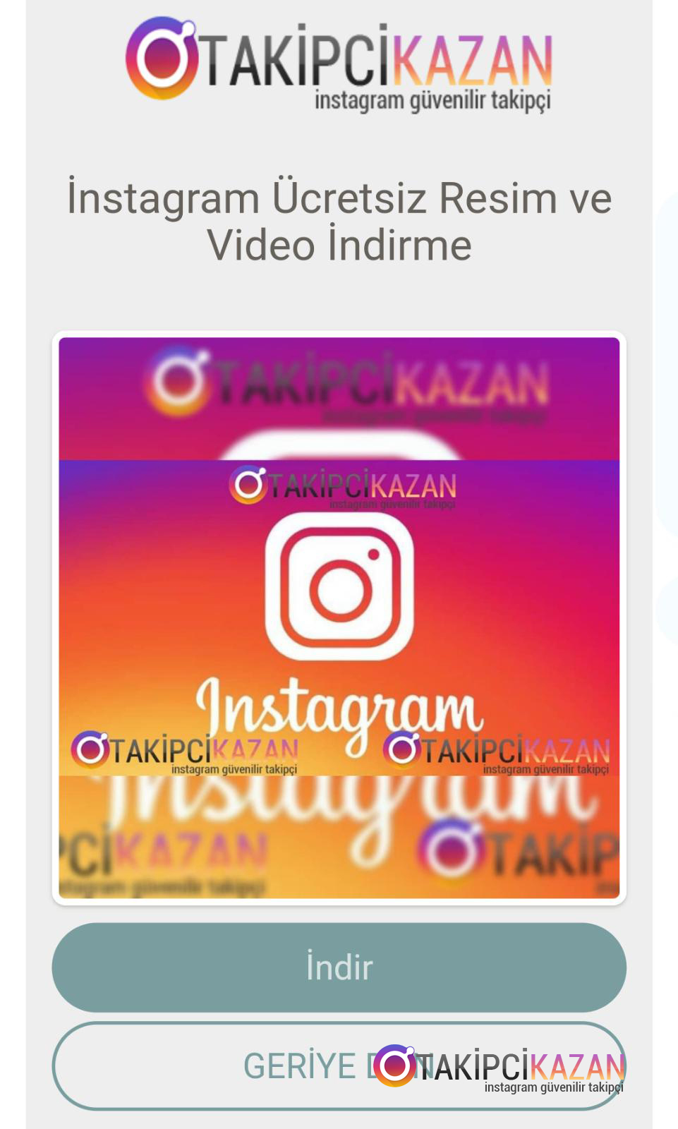 instagram resim video indirme